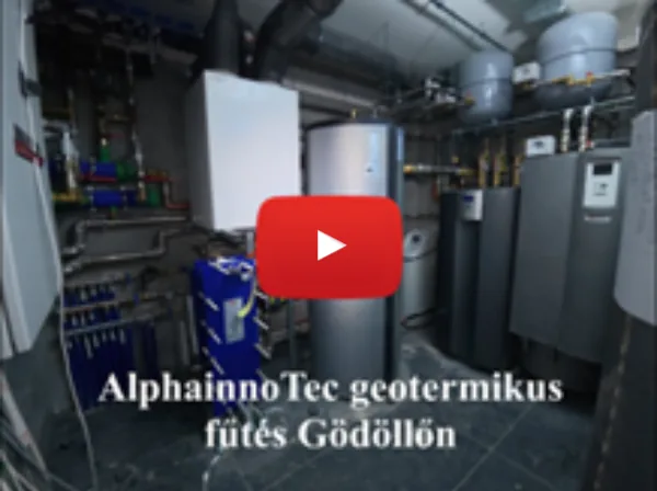 AlphainnoTec geotermikus hőszivattyú Gödöllőn